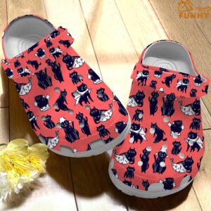 Funny Cats Red Crocs Crocband Shoes 1.jpg