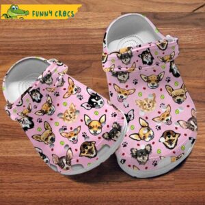 Funny Chihuahua Pattern Dog Crocs.jpg