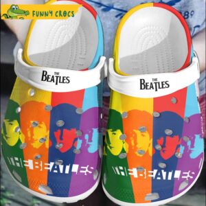 Funny Colorful The Beatles Crocs 1.jpg