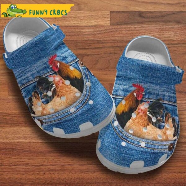 Funny Couple Chicken Crocs 1.jpg