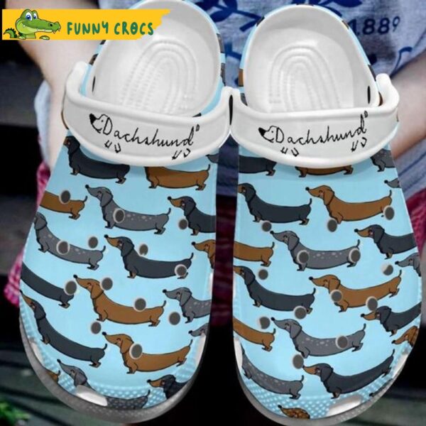 Funny Dachshunds Patterns Dog Crocs.jpg