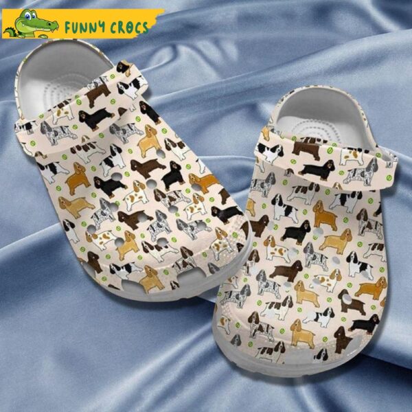 Funny English Springer Dog Cartoon Crocs.jpg