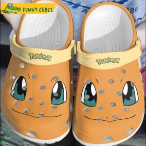 Funny Face Charmander Pokemon Crocs Clog Shoes.jpg