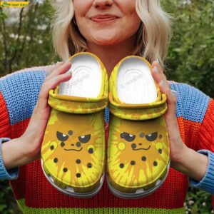 Funny Face Pikachu Pokemon Crocs Clog Shoes 1.jpg