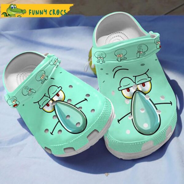 Funny Face Squidward Tentacles Spongebob Crocs.jpg