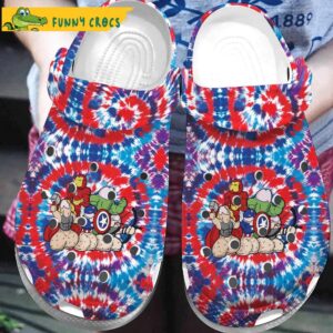 Funny Heroes Clit Avengers Tie Dye Clog Crocs Shoes 365crocs 1 18 11zon.jpg