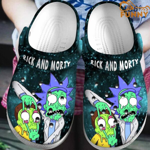 Funny Hypebeast Rick And Morty Crocs 1.jpg