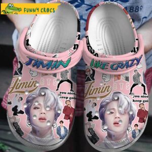 Funny Jimin Pink Bts Crocs 1.jpg