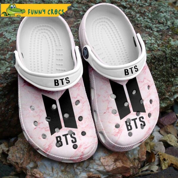 Funny Logo Bts Pink Crocs 1.jpg