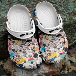 Funny Mac Miller Pattern Crocs 1.jpg