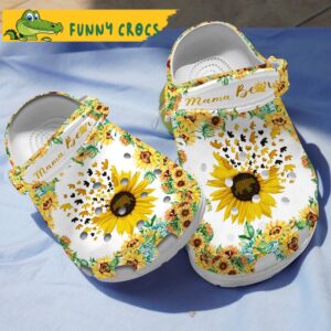 Funny Mama Bear Sunflower GIfts Crocs 1.jpg