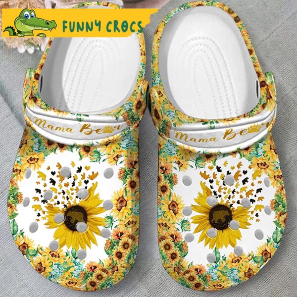 Funny Mama Bear Sunflower GIfts Crocs 2.jpg