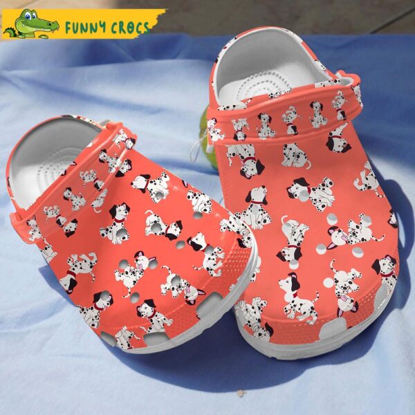 Funny Orange Dalmatian Dog Crocs 1.jpg