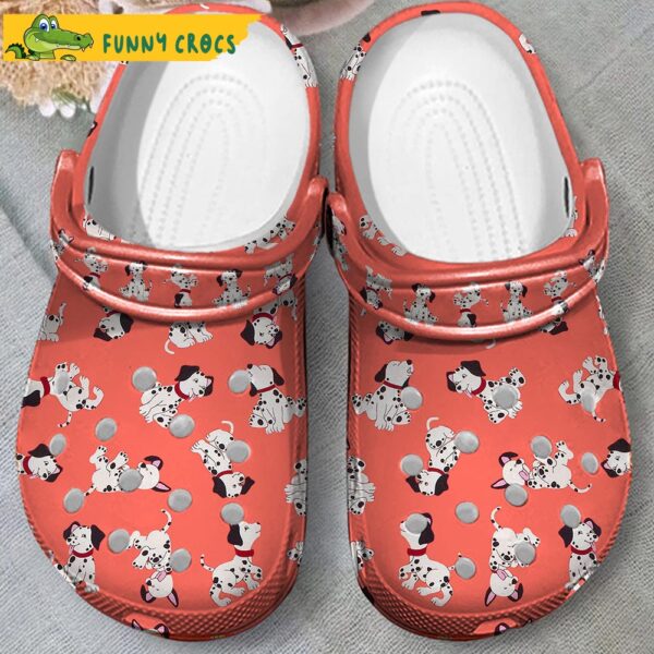 Funny Orange Dalmatian Dog Crocs 2.jpg