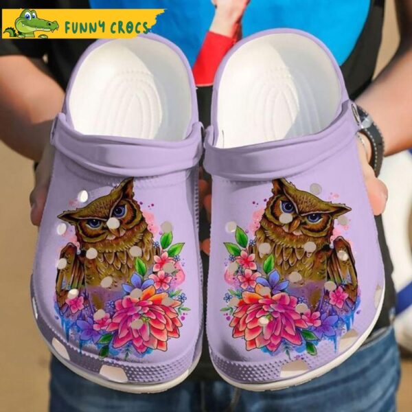 Funny Owl Flower Crocs.jpg