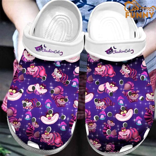 Funny Pink Cheshire Cat Crocs 1.jpg