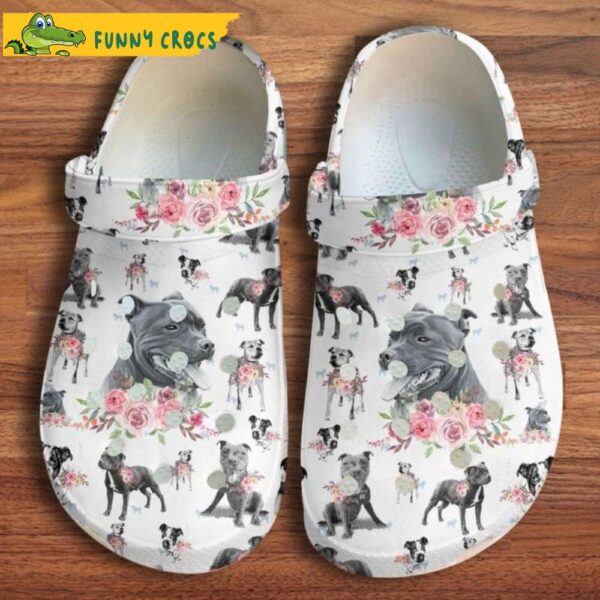 Funny Pitbull Floral Dog Crocs.jpg