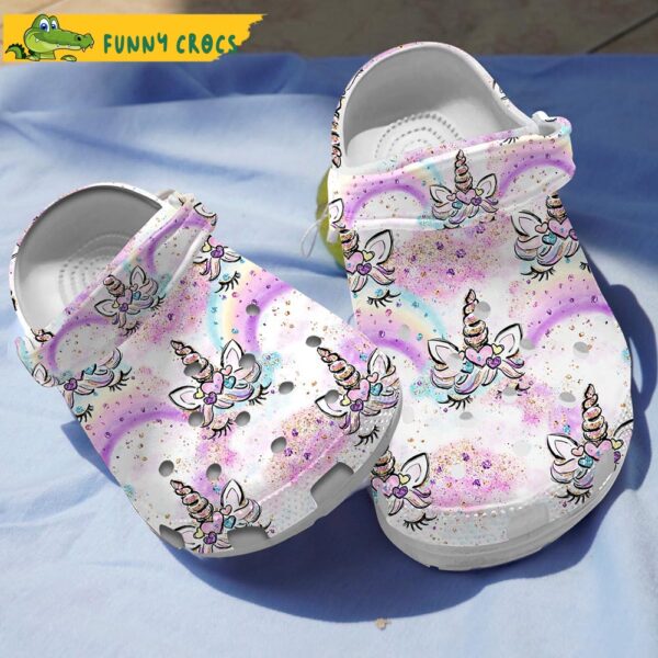 Funny Rainbow Unicorn Crocs Slippers 1.jpg