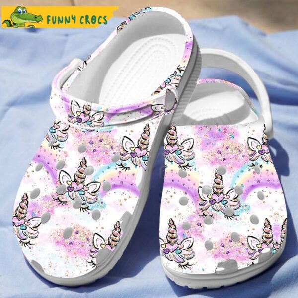 Funny Rainbow Unicorn Crocs Slippers 2.jpg