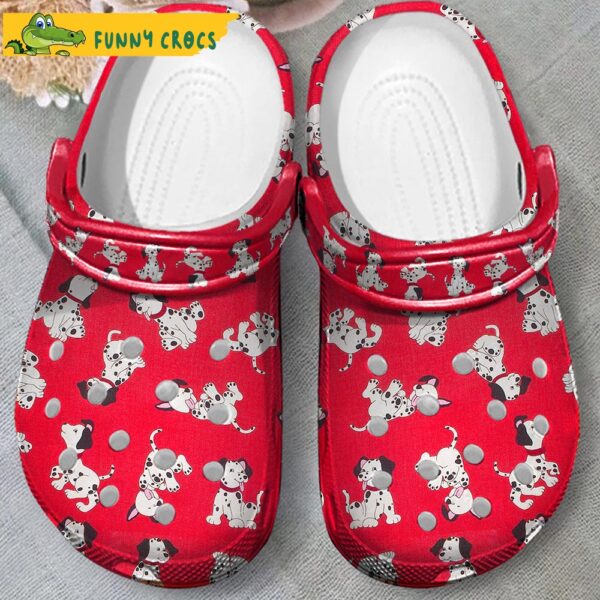 Funny Red Dalmatian Dog Crocs 2.jpg