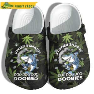 Funny Shark Weed Crocs Clog Shoes.jpg