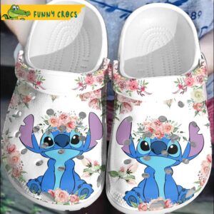 Funny Disney Stitch Floral Crocs Crocband Clog 1 1682750316017.jpg