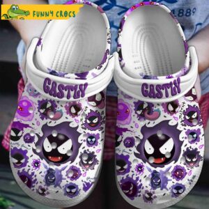 Gastly Pokemon White Crocs Slippers 1.jpg