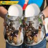 German Shepherd Daisy Flower And Butterfliess Dog Crocs.jpg