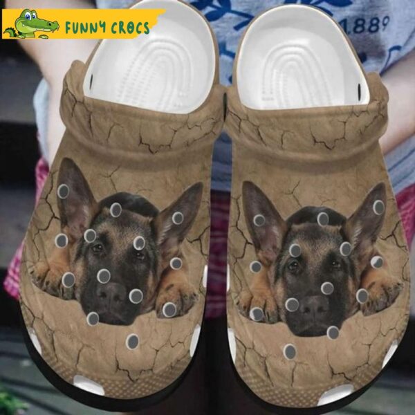 German Shepherd Looking For Someones Im A Dog Lover Cute Crocs.jpg