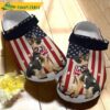 German Shepherd Puppy American Patriot Happy 4Th Of July Dog Croc Shoes.jpg