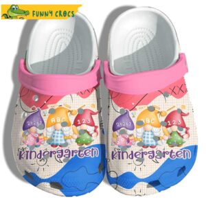 Gnomes Kinder Garten Back To School Crocs Clog Shoes.jpg