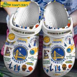 Golden State Warriors NBA White Crocs Clog Shoes 1.jpg