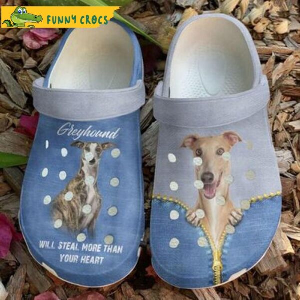 Greyhound Love Jean Dog Crocs Shoes.jpg