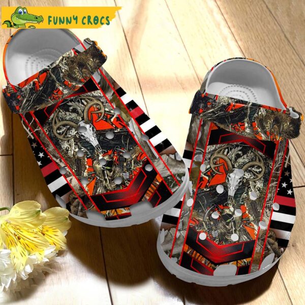 Grim Reaper Bow Hunting Gifts Crocs Clog Shoes 2.jpg