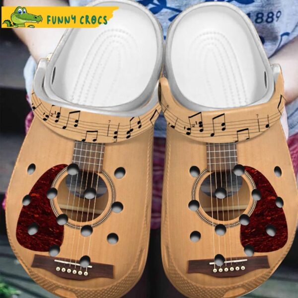 Guitar Wood Crocs Clog Shoes 1.jpg