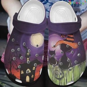 Halloween Black Cat Night Crocs.jpg