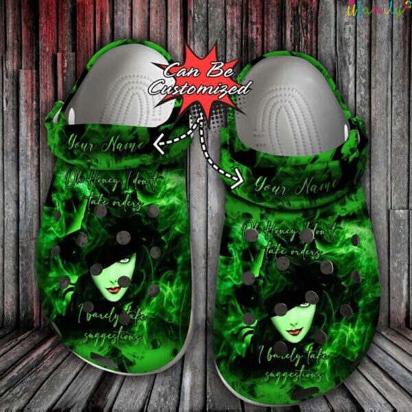 Halloween Crocs Personalized Halloween Witch Green Smoke.jpg