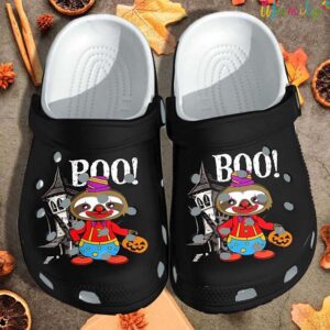 Halloween Cute Sloth Joking Clown Crocs.jpg