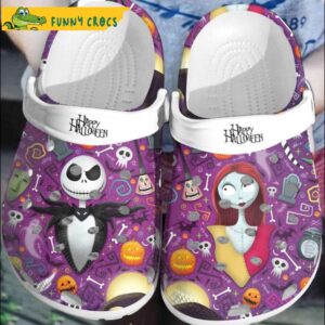 Halloween Jack Skellington Amp Sally Disney Cartoon Adults Crocs Clog Shoes 1.jpg