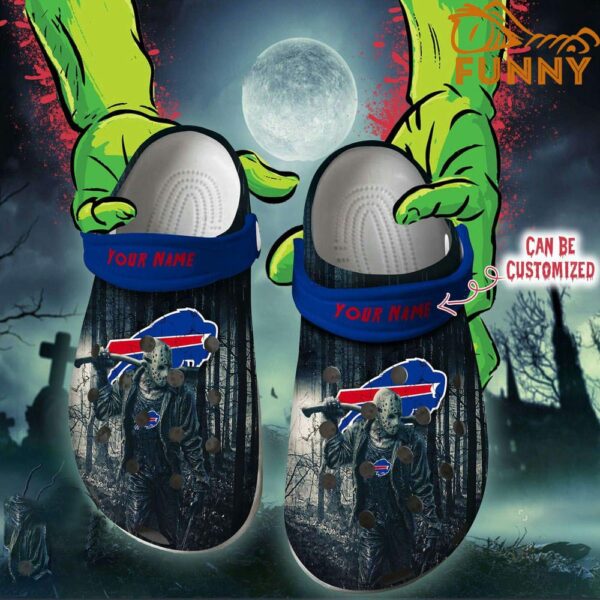 Halloween Personalized Buffalo Bills Friday the 13th Horror Character Crocs 1.jpg