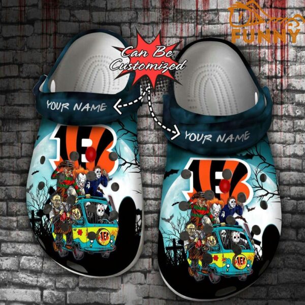 Halloween Personalized Cincinnati Bengals Horror Friends Crocs.jpg