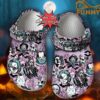 Halloween Personalized Floral Seamless Horror Scary Movie Flower Vintage Crocs 1.jpg