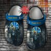 Halloween Personalized Golden State Warriors Friday the 13th Horror Character Jason VoorheesCrocs.jpg