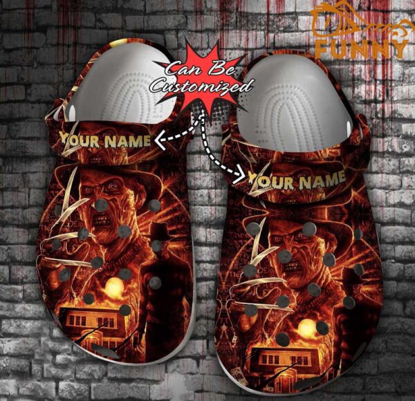 Halloween Personalized Horror Character Freddy Crocs 1.jpg