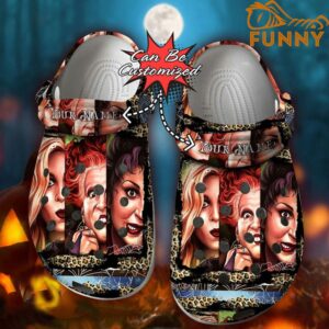 Halloween Personalized Horror Character Hocus Pocus Leopard Crocs 1.jpg