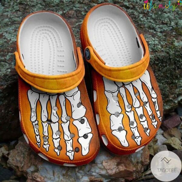 Halloween Skeleton Yellow Orange Crocs.jpg