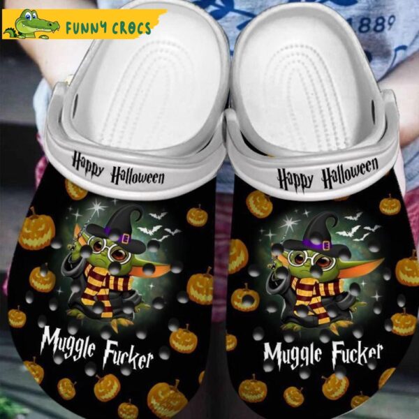 Happy Halloween Harry Potter Baby Yoda Crocs.jpg