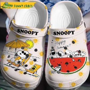 Happy Summer Snoopy Crocs Clog Shoes.jpg