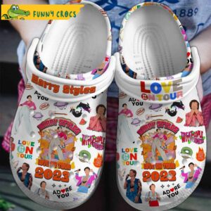 Harry Styles Love On Tour 2023 Crocs Clog Shoes.jpg