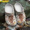 Highland Cow Floral Crocs Clog Shoes 4.jpg